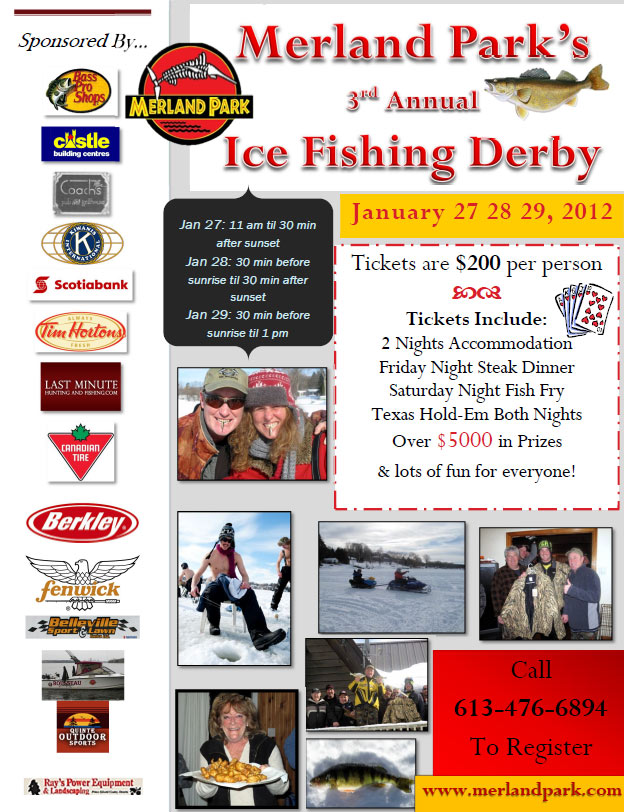 Merland Park’s 3rd Annual Ice Fishing Derby