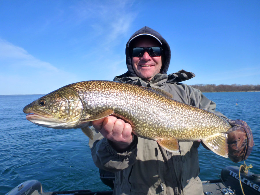 Beautiful 9 lbs Lake Trout was caught on Easter weekend.