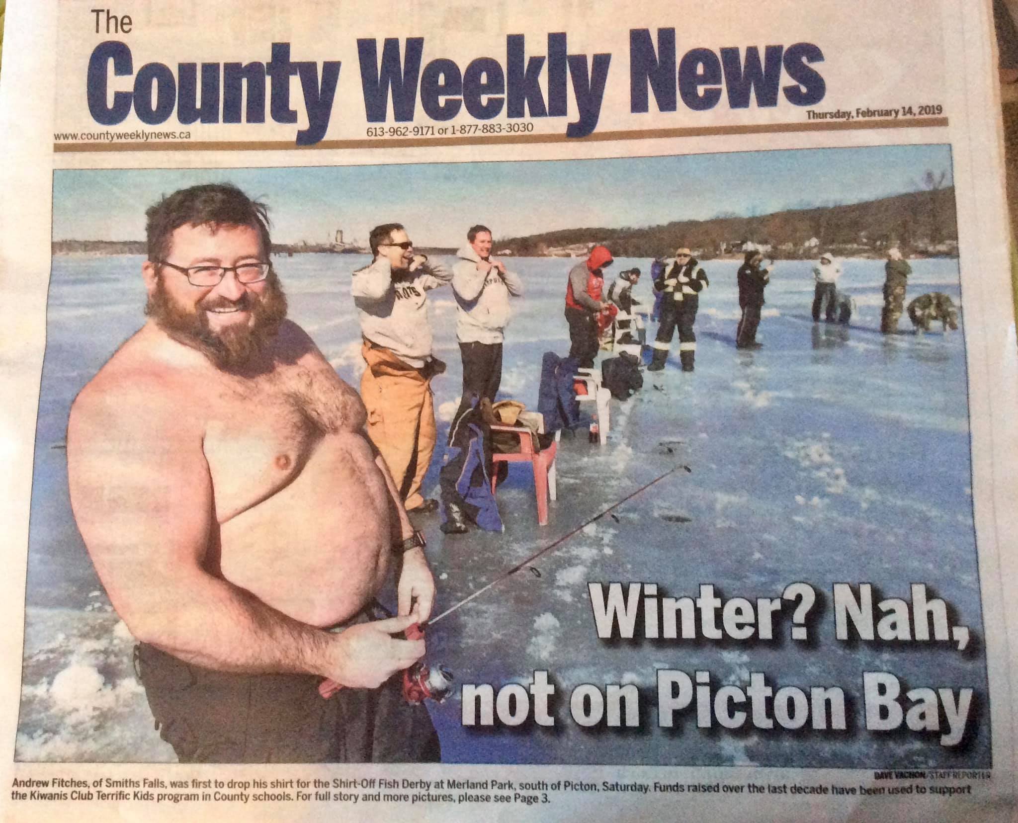 10th Annual Ice Fishing Derby Hits the News