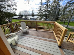 Exterior deck & view